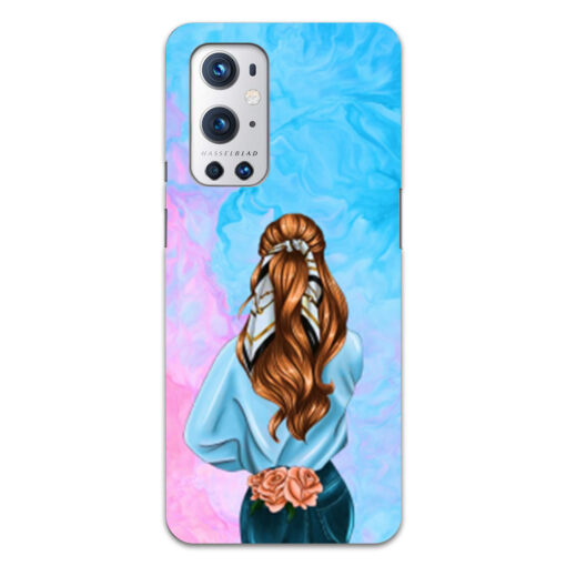 Oneplus 9 Pro Mobile Cover Stylish Girl 3D