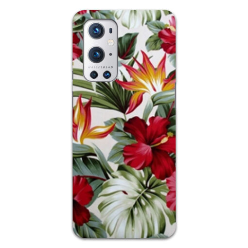 Oneplus 9 Pro Mobile Cover Tropical Floral DE5