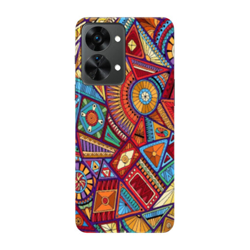 Oneplus Nord 2 Mobile Cover Abstract Pattern