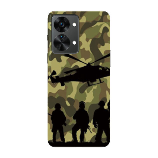 Oneplus Nord 2 Mobile Cover Army Design