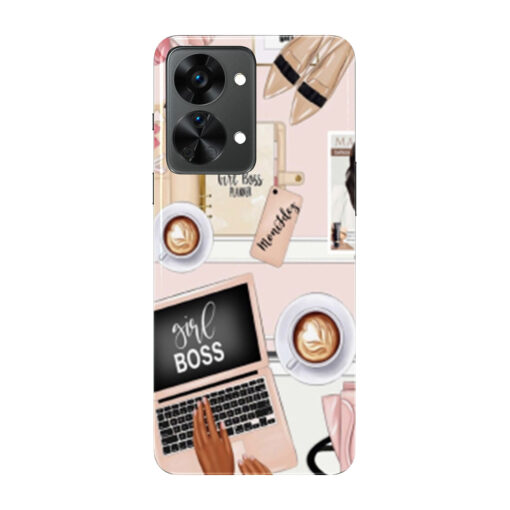 Oneplus Nord 2 Mobile Cover Boss Girl Mobile Cover