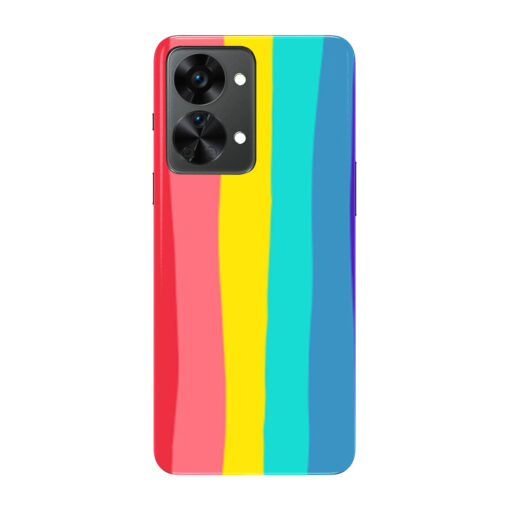 Oneplus Nord 2 Mobile Cover Bright Rainbow