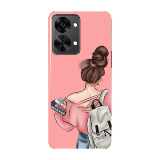 Oneplus Nord 2 Mobile Cover College Girl