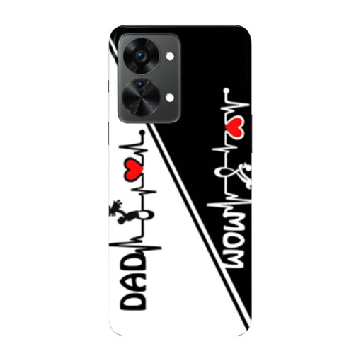 Oneplus Nord 2 Mobile Cover Mom Dad Love