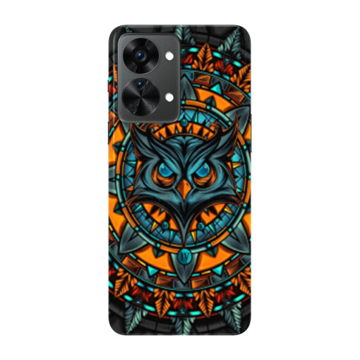 Oneplus Nord 2 Mobile Cover Orange Amighty Owl