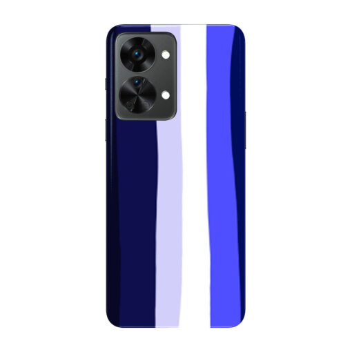 Oneplus Nord 2 Mobile Cover Prussian Blue Shade Rainbow