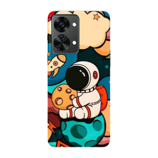 Oneplus Nord 2 Mobile Cover Space Character