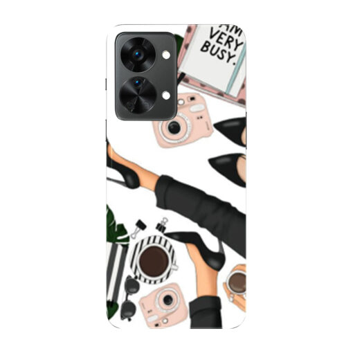 Oneplus Nord 2 Mobile Cover Trendy Girl