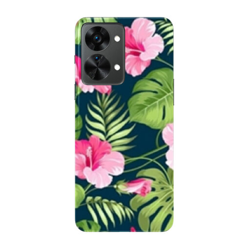 Oneplus Nord 2 Mobile Cover Tropical Leaf DE4