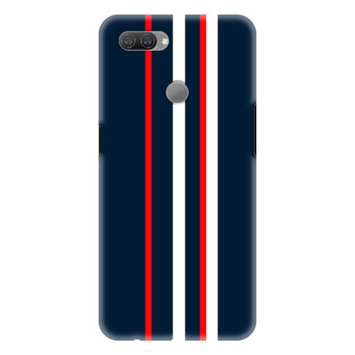 Oppo A12 Mobile Cover 3D Formal Line Design