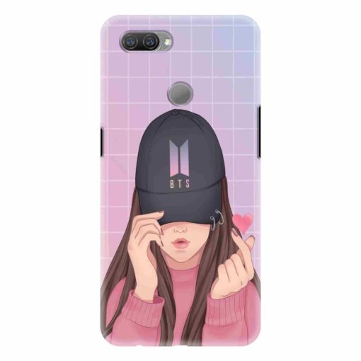 Oppo A12 Mobile Cover BTS Girl