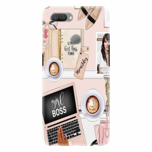 Oppo A12 Mobile Cover Boss Girl Mobile Cover