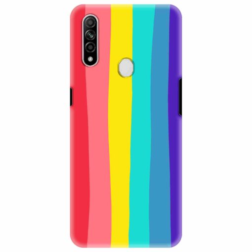 Oppo A31 Mobile Cover Bright Rainbow