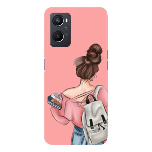 Oppo A96 Mobile Cover College Girl