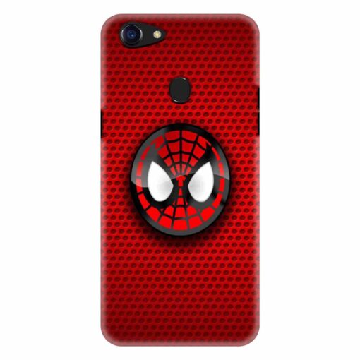 Oppo F5 Mobile Cover Spiderman Mask Back Cover