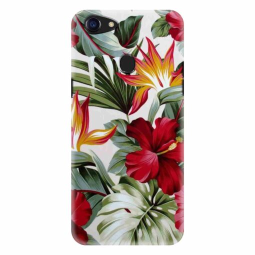 Oppo F5 Mobile Cover Tropical Floral DE5