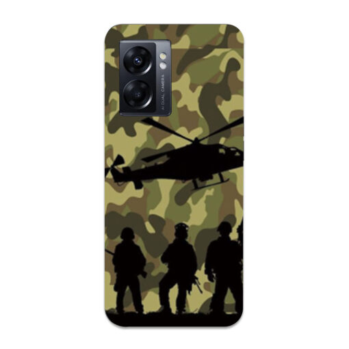 Oppo K10 5G Mobile Cover Army Design