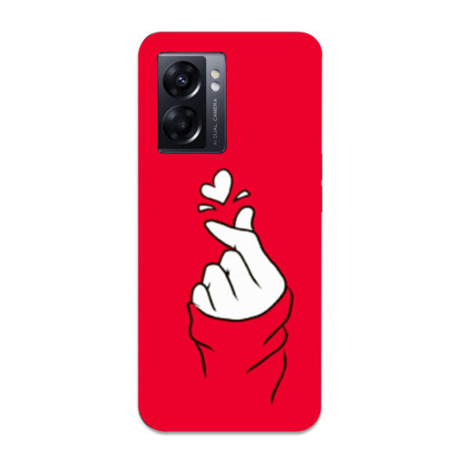 Oppo K10 5G Mobile Cover BTS Red Hand