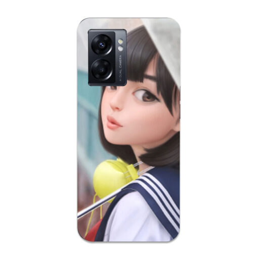 Oppo K10 5G Mobile Cover Doll Girl