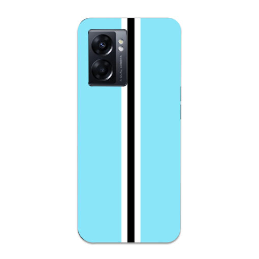 Oppo K10 5G Mobile Cover Light Blue Motor