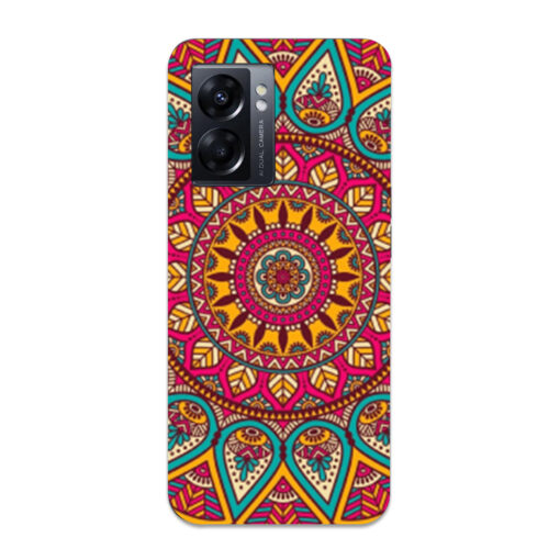 Oppo K10 5G Mobile Cover Mandala Design Art FLOG