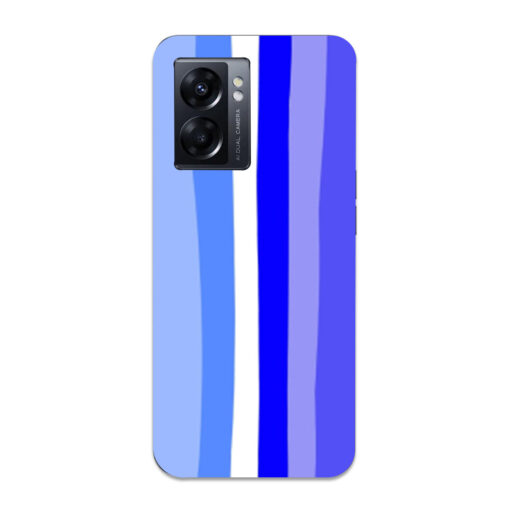 Oppo K10 5G Mobile Cover Ocean Blue Rainbow