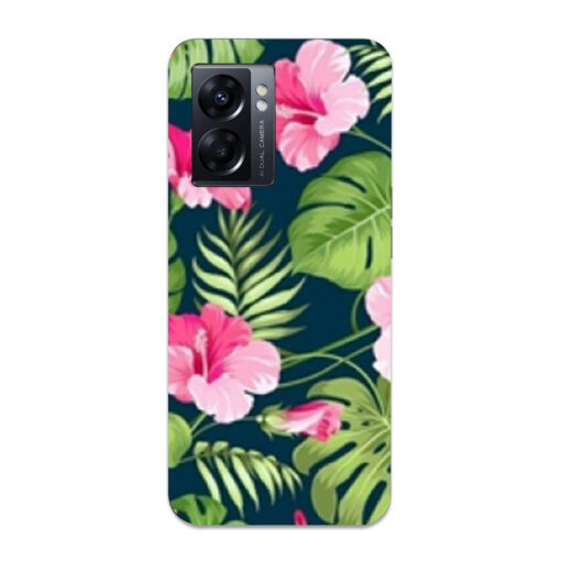 Oppo K10 5G Mobile Cover Tropical Leaf DE4