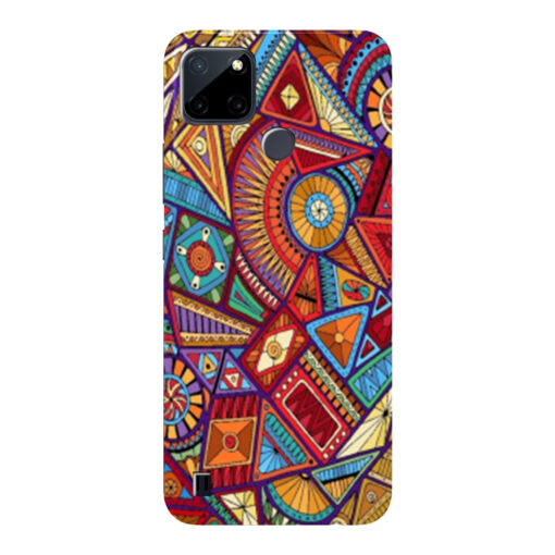 Realme C21Y Mobile Cover Abstract Pattern