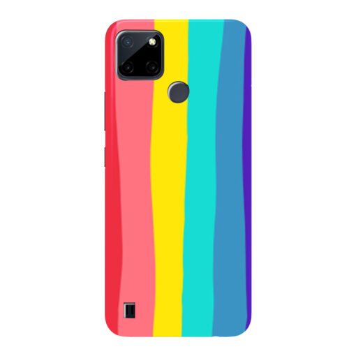 Realme C21Y Mobile Cover Bright Rainbow