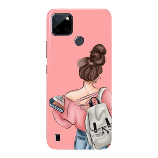 Realme C21Y Mobile Cover College Girl