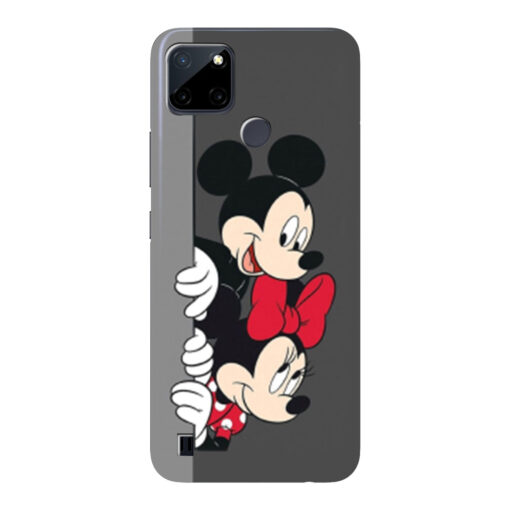 Realme C21Y Mobile Cover Minnie and Mickey Mouse