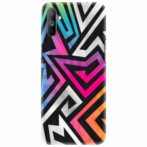 Realme C3 Mobile Cover Trippy Abstract