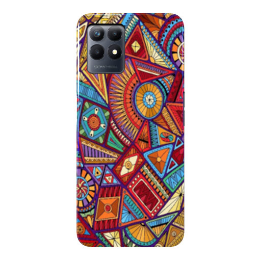 Realme Narzo 50 Mobile Cover Abstract Pattern