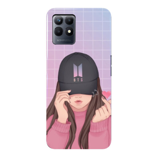 Realme Narzo 50 Mobile Cover BTS Girl