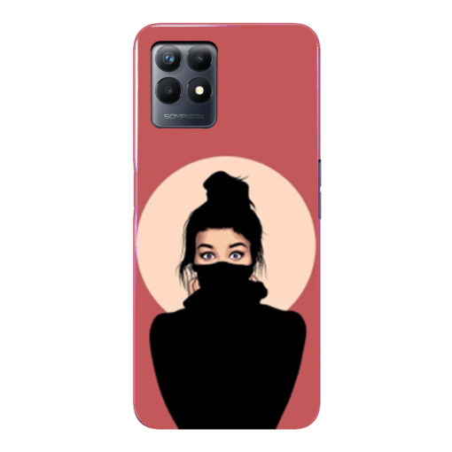 Realme Narzo 50 Mobile Cover Beautiful Girl