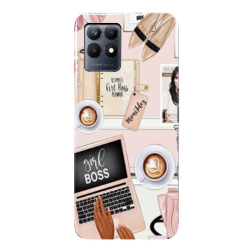 Realme Narzo 50 Mobile Cover Boss Girl Mobile Cover