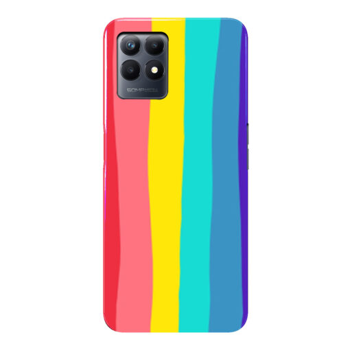 Realme Narzo 50 Mobile Cover Bright Rainbow