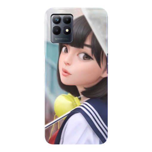 Realme Narzo 50 Mobile Cover Doll Girl