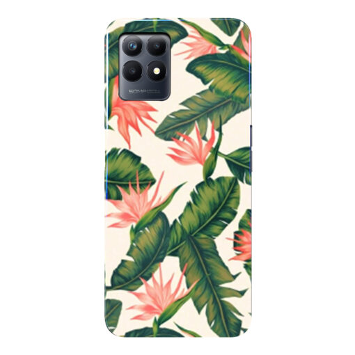 Realme Narzo 50 Mobile Cover Floral Designer