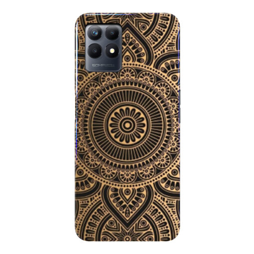 Realme Narzo 50 Mobile Cover Mandala Art