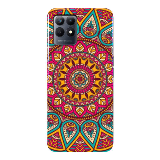 Realme Narzo 50 Mobile Cover Mandala Design Art FLOG