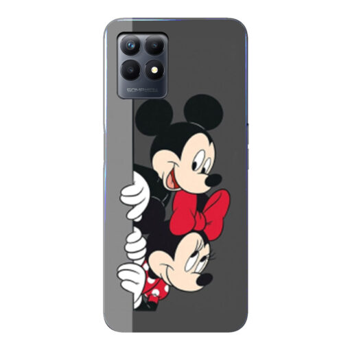 Realme Narzo 50 Mobile Cover Minnie and Mickey Mouse