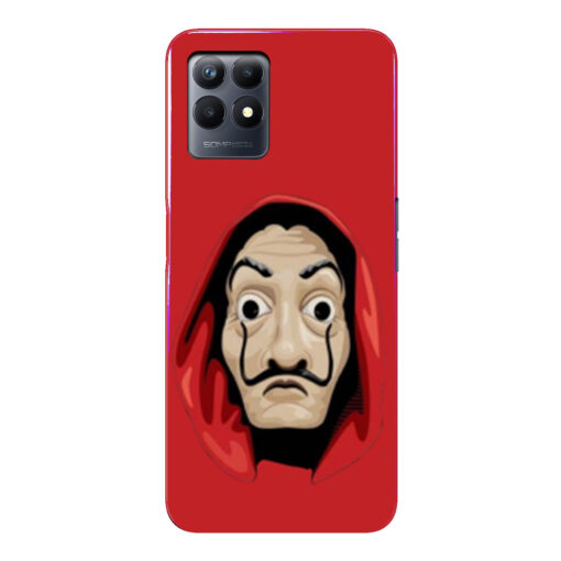 Realme Narzo 50 Mobile Cover Money Heist