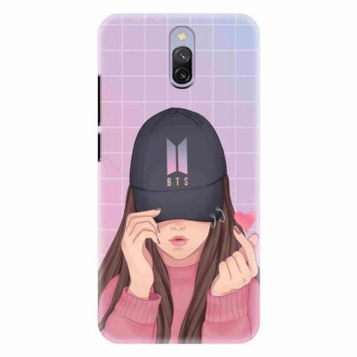 Redmi 8A Dual Mobile cover BTS Girl