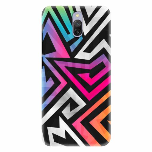 Redmi 8A Dual Mobile cover Trippy Abstract