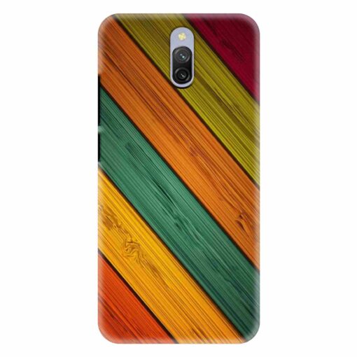 Redmi 8A Dual Mobile cover Wooden Print