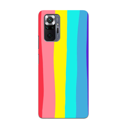 Redmi Note 10 pro Mobile Cover Bright Rainbow