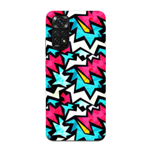 Redmi Note 11 Mobile Cover Colorful Abstract 2