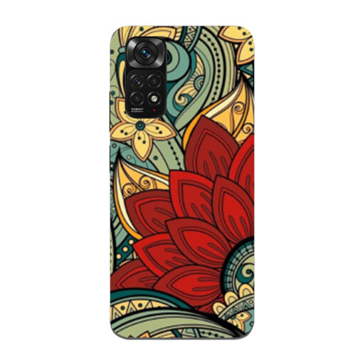 Redmi Note 11 Mobile Cover Floral Design FLOD 2