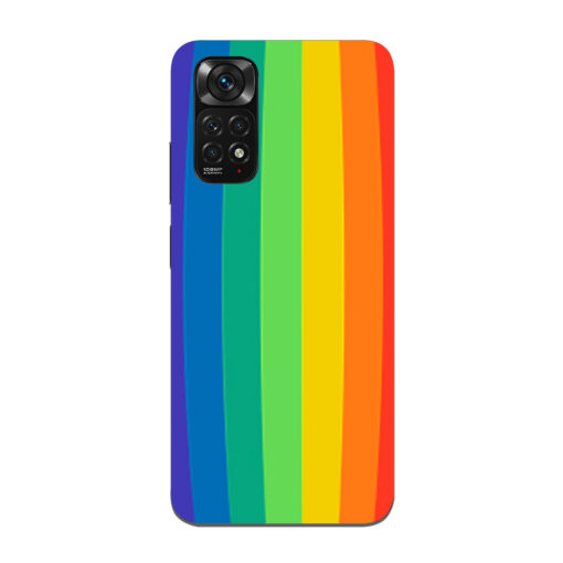 Redmi Note 11 Mobile Cover Vertical Rainbow